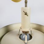 Anvia Almelo - J. Hoogervorst - "Model 4017" - Ufo Hanglamp - Antraciet - Dutch Design - 60'S thumbnail 6