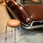 Vintage Krukje Met Cognac Kleurige Zitting Jaren 60 thumbnail 10