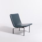 Danish Architectural Lounge Chair / Stoel / Fauteuil In Blue Galon From 1960’S thumbnail 2