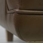 Søren Nissen And Ebbe Gehl Vintage Armchair In Brown Leather thumbnail 15