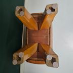Prachtige Vintage Leren Kruk / Bankje / Turnbok thumbnail 9
