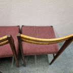 Set Van 6 Vintage Stoelen Eetkamerstoelen Jaren 60 Jaren 70 thumbnail 15