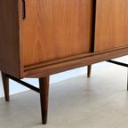 Vintage Secretaire | Bureau | Kast | Jaren 60 | Teak thumbnail 4