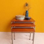 Retro Vintage Bijzettafeltje, Tafeltje, Salontafel Sidetable thumbnail 16