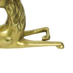 Herten Beeld Sculptuur Koper Messing Liggend Hert Sarreid Ltd thumbnail 6