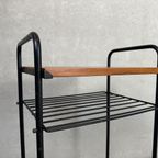 1x Vintage Bijzettafel/70’s Trolley In Teak thumbnail 9