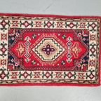 Vintage Perzisch Tapijt Hamadan Oosters Vloerkleed Handmade thumbnail 4