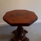 Klassieke Oude Wijntafel Bijzettafel Vintage Salontafel thumbnail 6