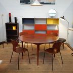 Round Teak Dining Table By Arne Vodder For Sibast thumbnail 5