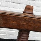 Stoere Antiek Eiken Linnenpers - Reliving thumbnail 6