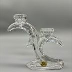 Art Deco West Germany Kristallen Kandelaar Rattenberg thumbnail 3