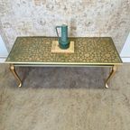 Salontafel In Groen Met Goud Patronen thumbnail 3