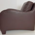 Fauteuil Musa Design Leer Modern Lounge Chair Leder Italië thumbnail 5