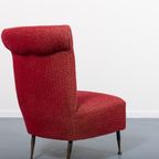 1950’S Pair Of Italian Mid-Century Side Lounge Chairs / Fauteuil thumbnail 7