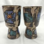 Henk Potters Dutch Studio Pottery Set Van 2 Vazen thumbnail 6