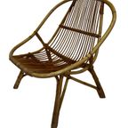 Vintage Set Van 4 Rotan Fauteuils Rohe Noordwolde 1960 thumbnail 13