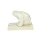 Ijsbeer Beeld Sculptuur Hars Pearlite Marblecraft Canada 12Cm | Kerst thumbnail 5
