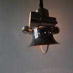 Vintage Herda Lamp Hanglamp Chroom Jaren 60 thumbnail 2