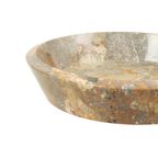 Prachtige Zware Grote Marmeren Fruitschaal Xl Natuursteen 40cm thumbnail 3