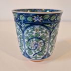 Vintage Porselein Japanse Kom Bloempot Met Lotus Bloem thumbnail 5