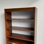 Vintage Rosewood Boekenkast Pallisander Wandkast thumbnail 5