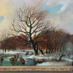 Schilderij "Winterlandschap". thumbnail 9