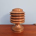 Art Deco Koperen Lamp, Van Coulter (Canada) thumbnail 2