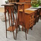 Vintage Bijzettafeltje Plantentafeltje Tafeltje Tafel Pied De Stalle 803 thumbnail 10