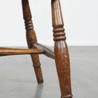 Leuke Antieke Engelse Windsor Stickback Chair Uit De 19e Eeuw Gemaakt Van Iepenhout thumbnail 11