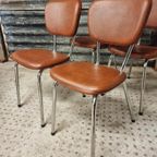 Set Retro Stoelen Frans Design 60S 4 Stuks thumbnail 8