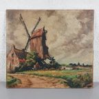 August Vandecasteele - Hoeve Met Molen thumbnail 3