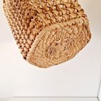 Vintage Mand Prullenbak Prullenmand Sisal Mand Pot Retro Jaren thumbnail 3