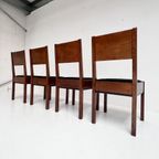Haagse School Set Eetkamerstoelen Van Muntendam, 1920's thumbnail 8
