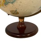 Jro Globe - Ca. 1960 - German Made - Illuminated And Tripod Base thumbnail 4