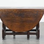 Zeer Mooie Antieke Eikenhouten Engelse Gateleg Tafel Met Een Uitmuntend Patina thumbnail 4