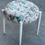 Vintage Krukje Jaren 60 Bloemenmotief Ottoman thumbnail 3