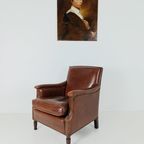 Runderleer Klassieke Stoel thumbnail 6