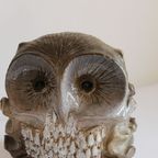 Ceramic Owl Sculpture By Elisabeth Vandeweghe, Belgium 1970S. thumbnail 5