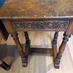 Drop Leaf Jointstool Uit De 18E Eeuw thumbnail 13