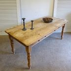 Prachtige Grenen Eet Tafel 190 Bij 90 Cm thumbnail 4