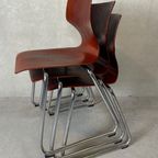 3x Pagholz Flötotto Stoelen – Bruin thumbnail 6
