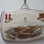 Keramiek Plateau Montan Haven Dordrecht Door Schoonhoven 1956 thumbnail 3