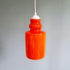 Vintage Oranje Opaline Hanglamp, Jaren 70 thumbnail 6