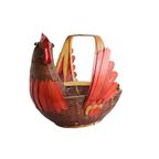 Vintage Rotan Mandje Kip, Jaren '70/'80 thumbnail 3