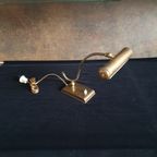 Vintage - Pianolamp - Orgellamp - Bureaulamp - Heca Edam - Koper/Messing - thumbnail 4