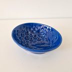 Vintage Puddingschaal Wandbord Blauwe Puddingschaal Wandbord thumbnail 5