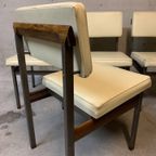 Originele "Pali" Eetkamerstoelen Van Louis Van Teeffelen Voor Wébé 1960 thumbnail 13