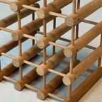 Nissen Wijnrek Vintage Deens Design Jaren 60 Wine Rack 1960s thumbnail 3