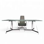 Italian Tripod Table / Mat Glass Table Top / Gabriel Teixidós thumbnail 9