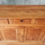 Antiek Dressoir Buffet Commode 19E Eeuws Frans Kersenhout thumbnail 10